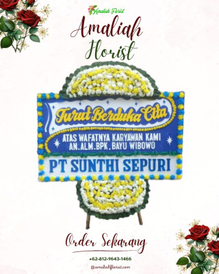 Papan Bunga Duka di Sugihwaras