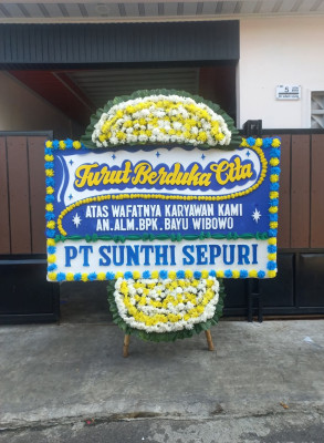 Papan Bunga Duka di Sugihwaras